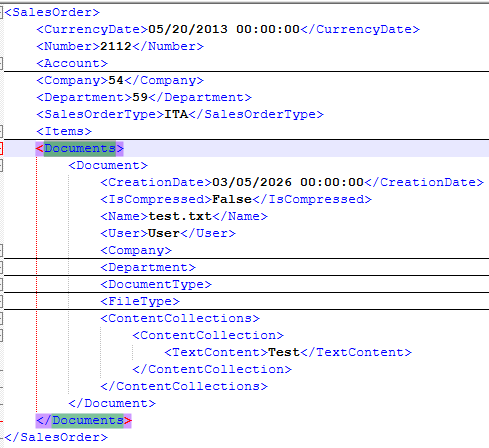 Collection configuration example